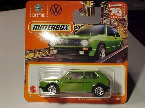 Matchbox volkswagen golf gti - matchbox,