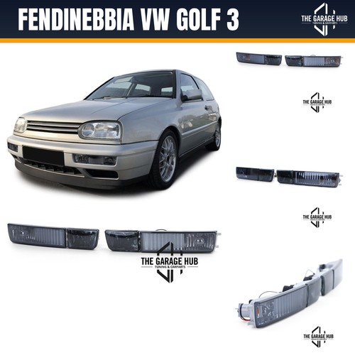 Fendinebbia nero fumé - nero, con