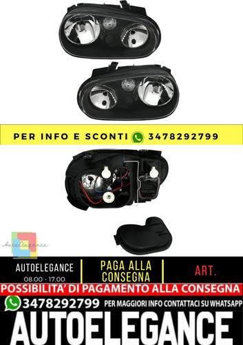 Set fari anteriori per - vw, golf